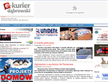 Tablet Screenshot of kurierdabrowski.pl